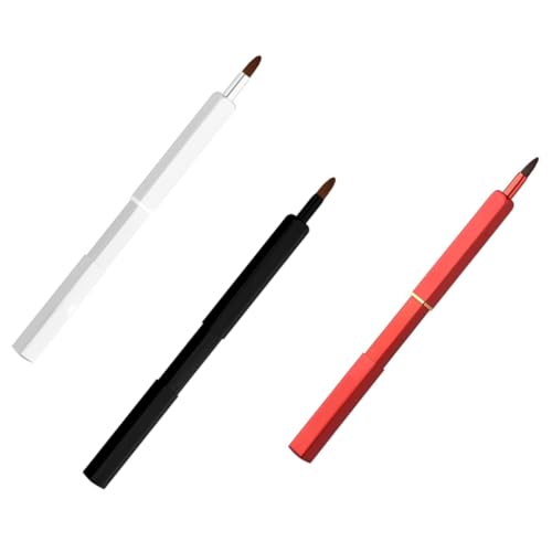 VICASKY 3pcs Lip Brush Set Women's Makeup Brush Kit Soft Bionic Wool Tips for Smooth Lip Application