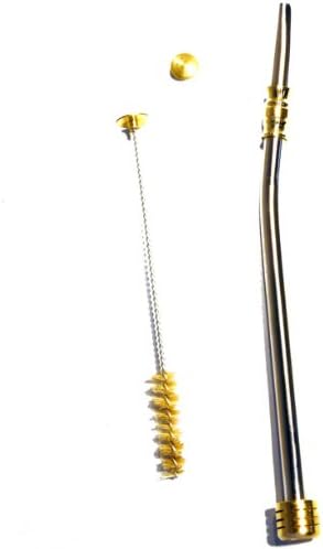 Deluxe Spring Bombilla with cleaning brush