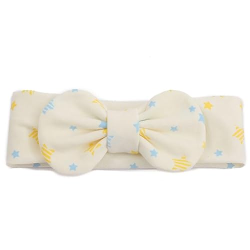Faixa de cabelo para recém-nascido, fofa, quente, com laço e laço para bebês, Algodão, Sem Pedra Pre