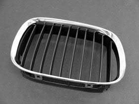 for BMW e39 (97-00) Grille Kidney RIGHT Black+Chrome ZIEGLER