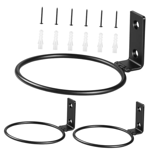 VANZACK 1 Juego Soporte de Macetas Colgante de Metal Jardín y Pared Exterior Resistente y Duradero de Tiestos