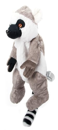 The Petting Zoo Ring-Tailed Lemur Plush Backpack Stuffed Animal, 20 in