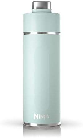 Ninja Thirsti Water Bottle and Flask 700 ML With Leak-Proof Lid, Designed For Carbonated, Hot & Cold Drinks, Ideal For Travel & Sports, Triple Insulated, Stainless Steel Bottle, Mint, DW2401EUUKMT - View 3