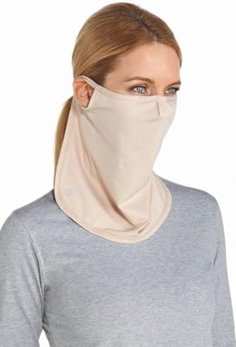 Coolibar UPF 50+ Men's Women's Crestone UV Face Mask - Sun Protective
