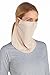 Coolibar UPF 50+ Unisex UV Face Mask - Sun Protective (Large/X-Large- Beige)