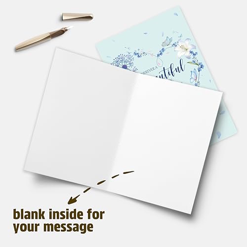 Image of Sympathy Card Gift for Loss of Loved One, Simple Sympathy Card Gift for Family Friend or Coworker, Condolence Greeting
