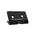 Rolodex One-Sheet Business Card 2-Hole Punch for 2.25 x 4 Inches Card Files, Plastic, Black (67699)