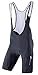 sponeed Men's Bib Shorts with Padding Bicycle Bibs Pants Comfortable Racing Fit US XL White-Black
