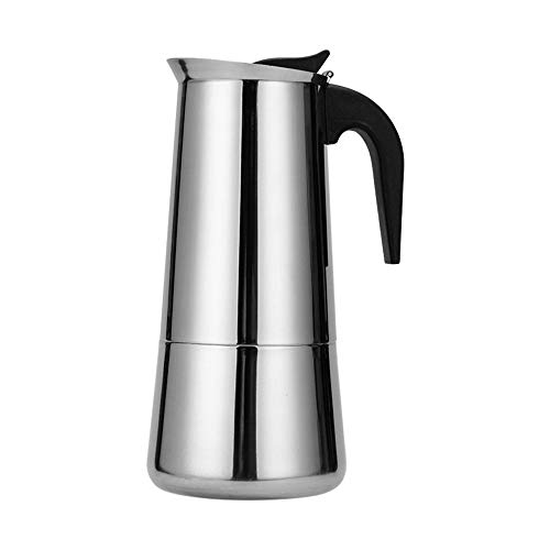 Einfache Bedienung Espressokocher, Kaffeekocher Edelstahl 2 Tassen/4 Tassen/6 Tassen/9 Tassen/12 Tassen Italienische Kaffeemaschine Moka