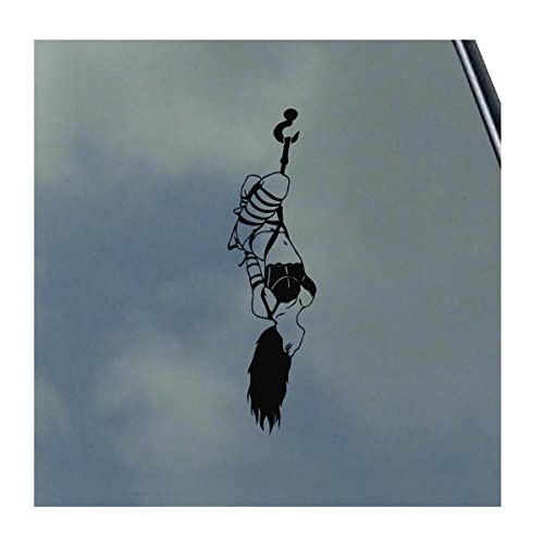 Shibari Rope Support Vinyl Sticker Decal BDSM Kitten Domme Sexy Master Slave Hot Kinky Hang
