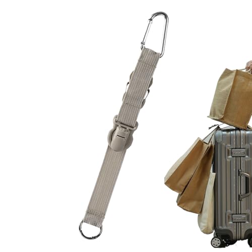 Nadsrpn Correas de conector de equipaje, soporte para bolsa, correa de transporte de viaje, para vacaciones familiares, al aire libre, viajes de negocios, viajes grupales, cruceros, mudanzas
