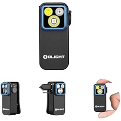 OLIGHT Oclip Pro EDC Flashlight Clip-on Light, Rechargeable 500 Lumens with Three Lighting Solutions Type-C Charging, Magnetic Flash Lights for Signaling, Cycling, Outdoor or Indoor Use(Black)