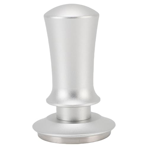 Manomissione del caffè da 51 Mm 304 Acciaio Inossidabile Calibrata Calibrata COLARE Strumento di Manomissione del caffè con Scala per la Casa Cafe con Design e Dimensioni (SILVER)