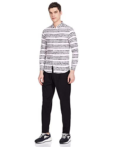 Image of Spykar Men's Striped Slim Fit Shirt