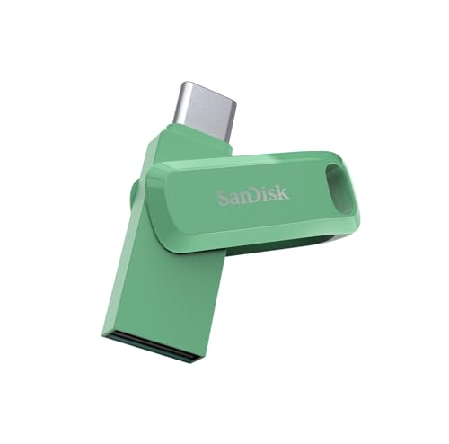 Image of SanDisk Ultra Dual Drive Go USB Type- C, Absinthe Green, India, 150MB /s 64GB, Mobile Pendrive