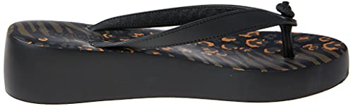 Tamanco Mari Print Light, Azaleia, Feminino, Preto III, 37