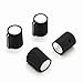 ezqnirk 10PCS 14MM*17MM Black Plastic Knob Lock Screw Cap Frequency Converter Panel Operation Speed Regulation Potentiometer Knob Cap