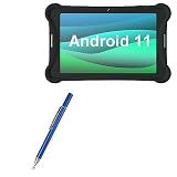 BoxWave Stylus Pen Compatible with Visual Land Prestige Elite 10QH - FineTouch Capacitive Stylus, Super Precise Stylus Pen - Lunar Blue