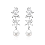 FANCIME Wisteria Glicine perline gioielli collezione da donna in argento sterling simulato diamante orecchini bracciale viola anniversario di matrimonio compleanno gioielli eleganti regali per moglie