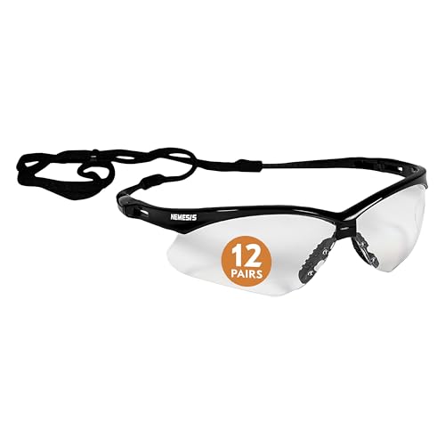KleenGuard™ V30 Nemesis™ Safety Glasses (25679), with KleenVision™ Anti-Fog Coating, Clear...
