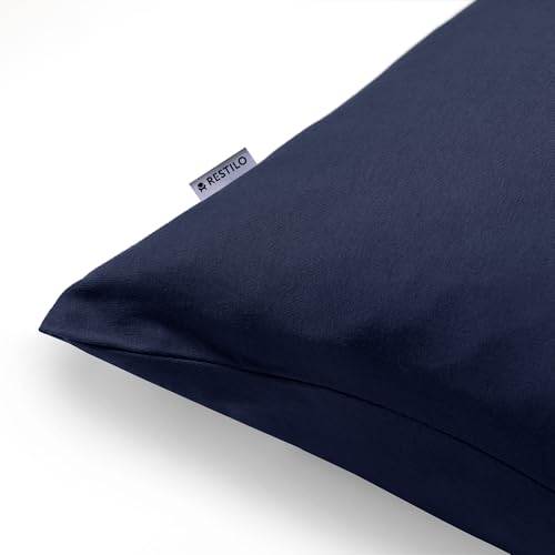 DecoKing 2 Kissenbezüge 20x145 cm Jersey 100% gekämmte Baumwolle Amber – Ansicht 2