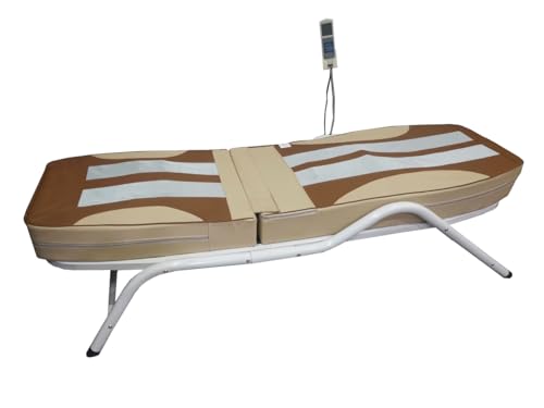ZCARE Jade Stone Corded Electric Thermal Massager Bed for Full Body Pain Relief & Relaxation Therapy 4500 Gold