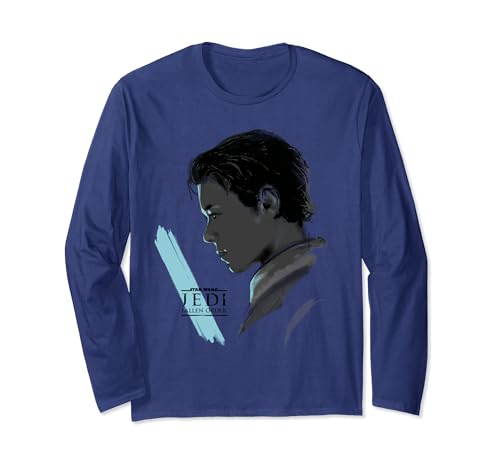 T-shirt Star Wars Jedi Fallen Order Cal Kestis bleu à manches longues pour homme et ado
