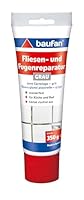 Baufan Fliesen- und Fugenreparatur grau 350g - Wasserfeste Renoviermasse mit optimaler Haftung, Fugenfüller für schnelle Reparaturen in Küche und Bad