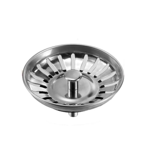 Colador para fregadero de cocina 4 piezas acero inoxidable 82mm miniatura 2