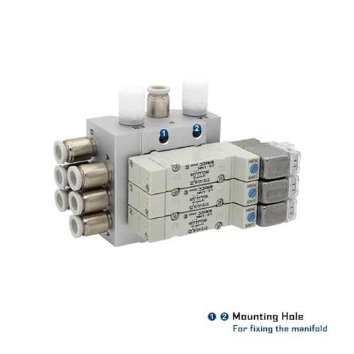 Électrovanne SY3140 commande électronique pour bloc de distribution 5 stations - 6