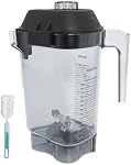 48 OZ Container Replacement Compatible with Vitamix 015978 The Quiet One VM0145 Drink Machine Advance Commercial Blenders Series VM0100A 016016 36019, 48oz Blender Pitcher with Stainless Steel Blade
