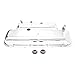 Racing Power Company - R9504 - Chrome 1965-72 Bb Chevy 396-454 V8 -inchoem-inch Short Valve Cover - Baffled (includes Grommets)
