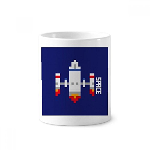 Tasse blanche univers pixel en céramique, idée cadeau originale