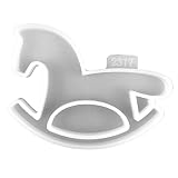 fedricosoly Horse Silicone Moule Bijoux Making Tool de Fabrication de résine époxy Casting Animal Crafts Modern Accueil Décorations de Silicone Cheval pour la résine époxy