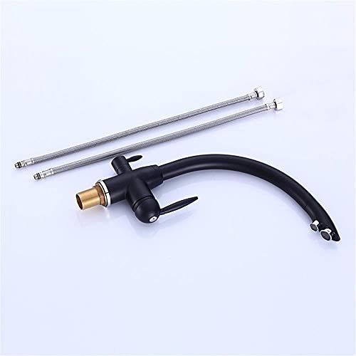 Robinet de cuisine à eau propre mitigeur 3 voies en cuivre durable - 3
