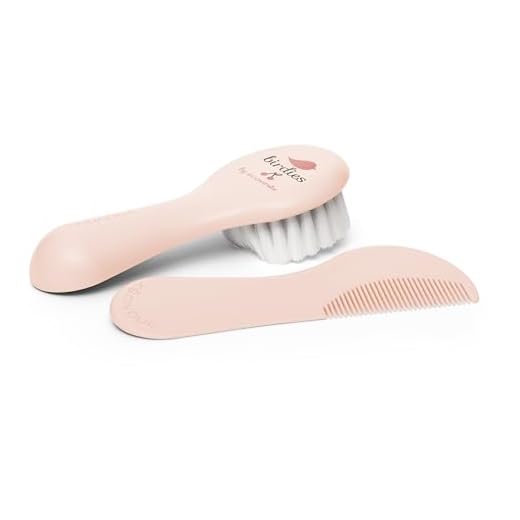 Suavinex Cepillo y Peine para Bebés, Ideal Recién Nacidos, Cepillo de Fibras Pobladas y Suaves, Peine con Cantos Redondeados, Sin Tirones, Respeta el Cuero Cabelludo, Rosa