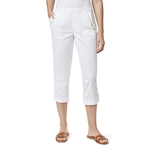 Bandolino Women's Utility Pull on High Rise Straight Leg Capri