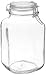 Bormioli Rocco 23409 Clear Jar, 4.2 x 4.2 x 6.2 inches