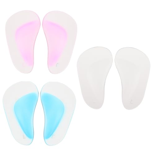 TOVINANNA 6-Pack Heel Cushion Pads Protection Silicone Insoles for Women Assorted Gel Pads Non-Slip Arch Supports Foot Therapy Tools