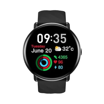 Zeblaze GTR 3 Pro Voice Calling Smart Watch AMOLED Display 316L Stainless Steel Fitness Smartwatch For Women Men (Black)