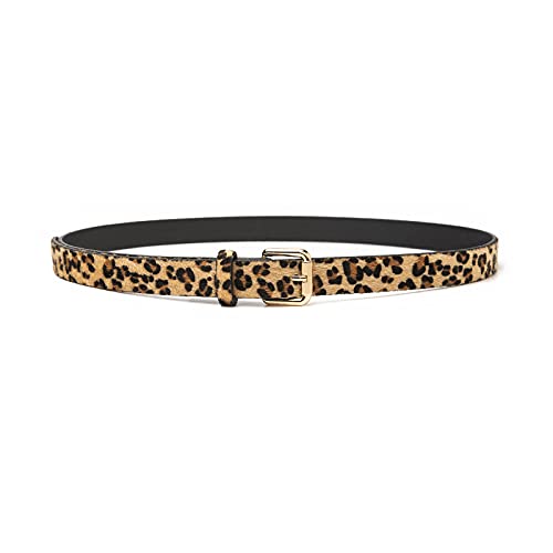 Miss Danger Leopard Belt Alloy Buckle for women Leather Belt with Pants Jeans Dresses