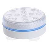 Levemolo Luz LED Sumergible con Control Remoto Lámpara de Vela para Decoración de Piscina Estanque y Fuente Luz Blanca Cálida sin Batería Aa Resistente al Agua