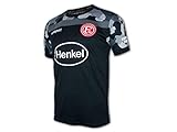 fortuna düsseldorf trikot Sponsorenlogo auf der Brust uhlsport Fortuna Düsseldorf Trikot 3rd 2020/2021 Herren schwarz/grau, XL