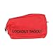 Ehlivhall Safety Lockout Tagout Kit Bag Red Portable Oxford Cloth Lock Storage Carrying Case 195x115x75mm Industrial LOTO Supplies Organizer for Workplace Equipment Maintenance