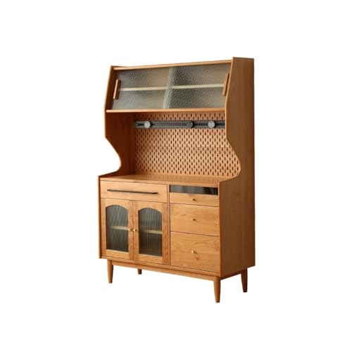 MPOPO Gabinete de Entrada Aparador Tipo cajón, Armario de Almacenamiento for el hogar, Cocina, Sala Estar, té con Puerta, for vinos Gabinete de Almacenamiento de Cocina