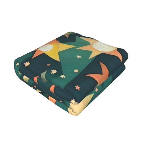 Couverture de lit Atomic Stars EdWal en microfibre imprimée rétro douce - 3