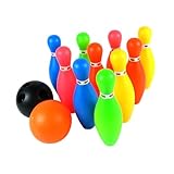 Kit de boule de bowling : jeu simple , aide à entraîner et la coordination cérébrale, développe l'intelligence, équipement de bowling
