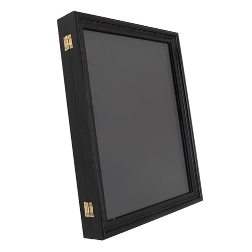 Moldura de Caixa de Sombra Preta 13x16 para Destacar Memórias, Bandeiras e Vestidos, ótimo Complemen