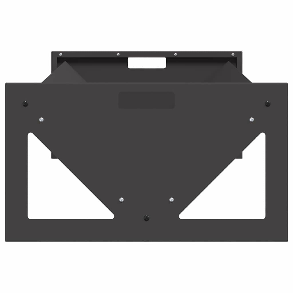 Mangiatoia per animali da allevamento, in acciaio, 108 x 50 x 28 cm, robusta mangiatoia per bovini, pecore e capre, mangiatoia resistente alle intemperie per stalle e pascoli