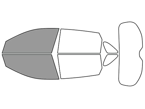 Rvinyl Window Tint Kit Compatible with Kia NIRO 2017-2022 - Front Precut Kit - 50%